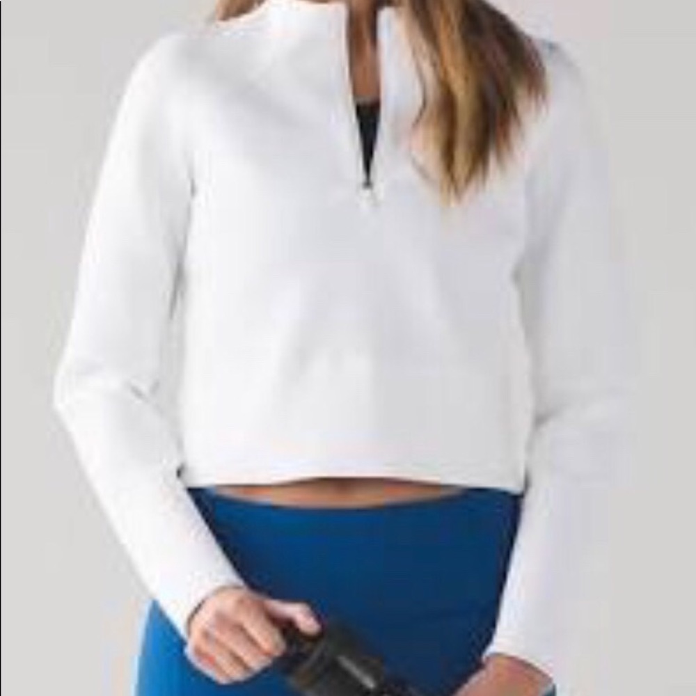 Lululemon Kicking Asphalt 1/2 zip mock neck 8